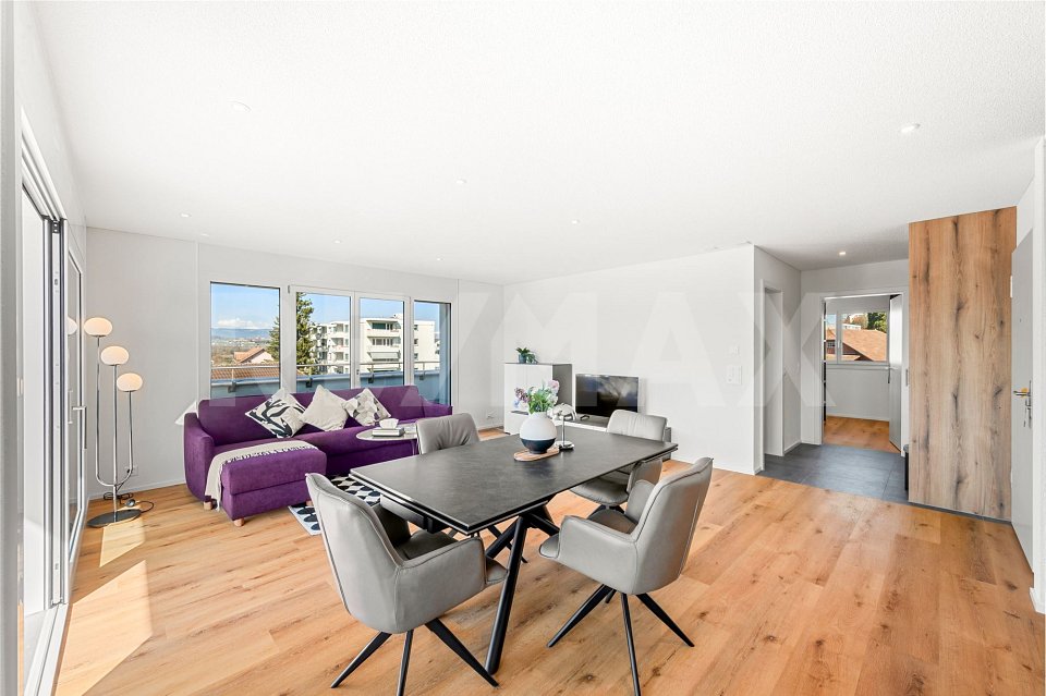 Magnifique attique meublé de 2,5 pièces avec terrasse de 65 m² à Avenches -  Bild 11