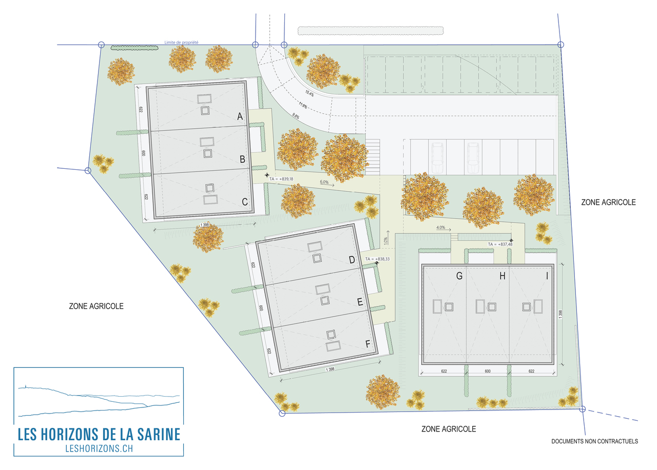 9 villas contemporaines à Treyvaux - nouvelles constructions - Bild 8