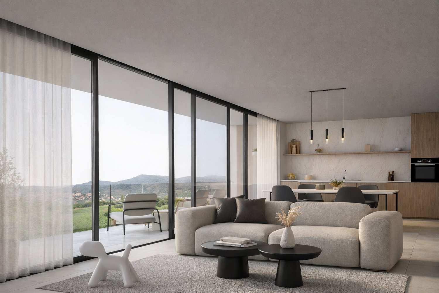 Luminoso 4.5 locali di nuova costruzione con terrazzo a Mendrisio -  Bild 3