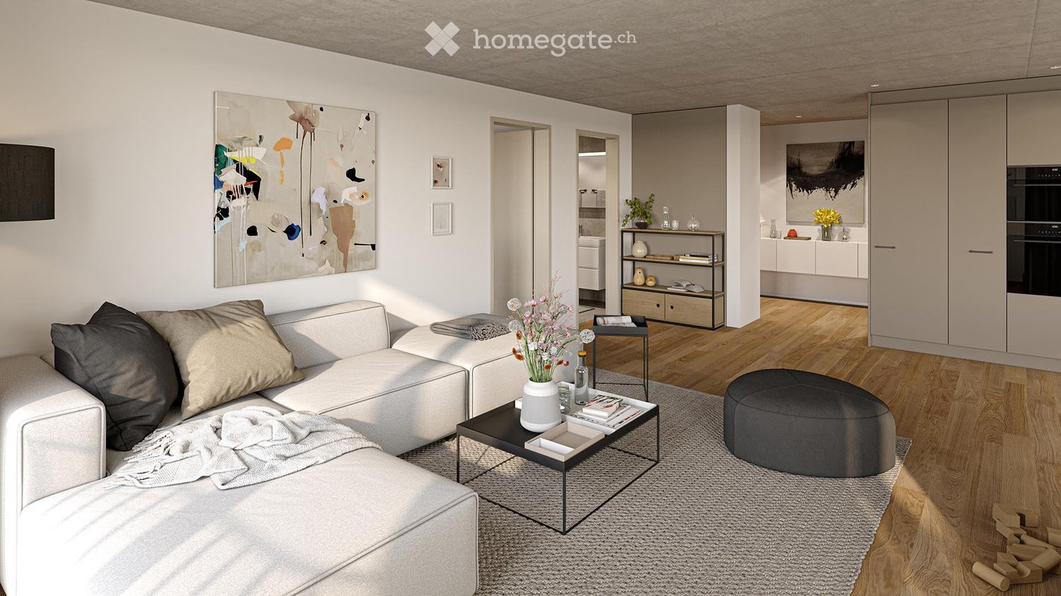 Erstbezug mit Eigentumsstandard – stilvolle 2.5-Zimmer-Wohnung an top Lage in Suhr -  Bild 2