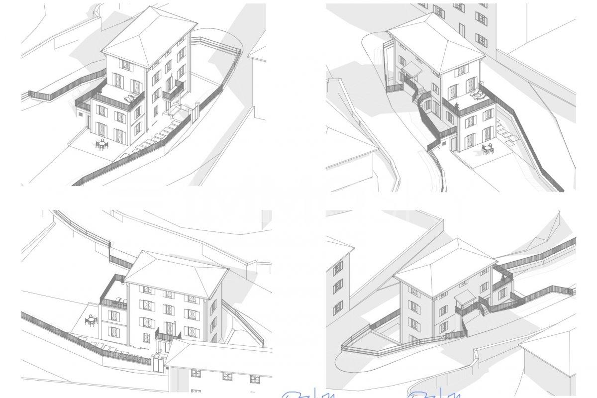 Terreno con Progetto Autorizzato per Bifamiliare – Breno - Prospettive