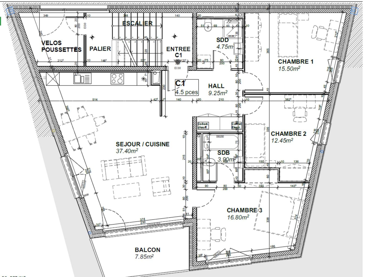 Dernier 4.5 pièces NEUF orienté sud avec balcon - Découvrez-le en immersion 3D ! - Bild 4