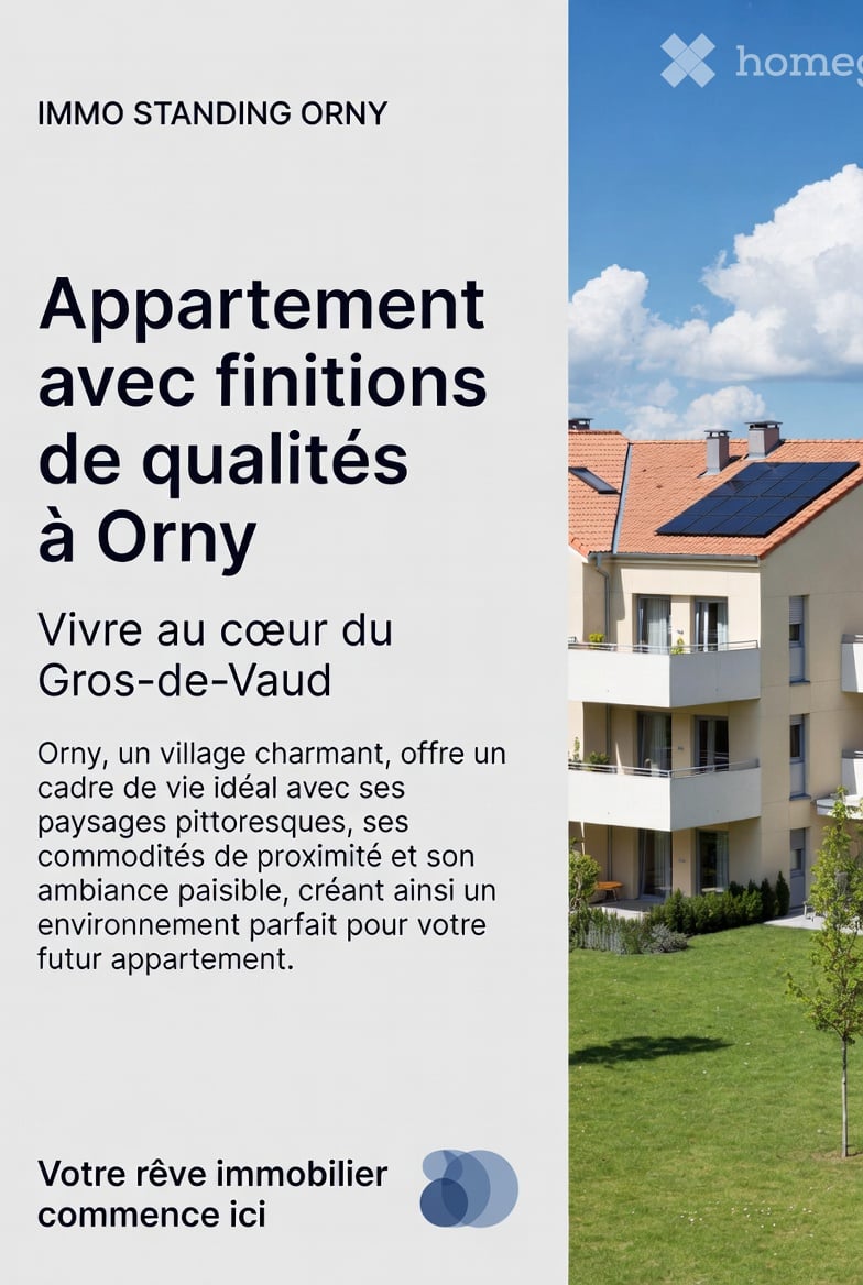 Derniers Lots - Magnifique appartement neuf de 3,5/4 pièces à Orny -  Bild 1