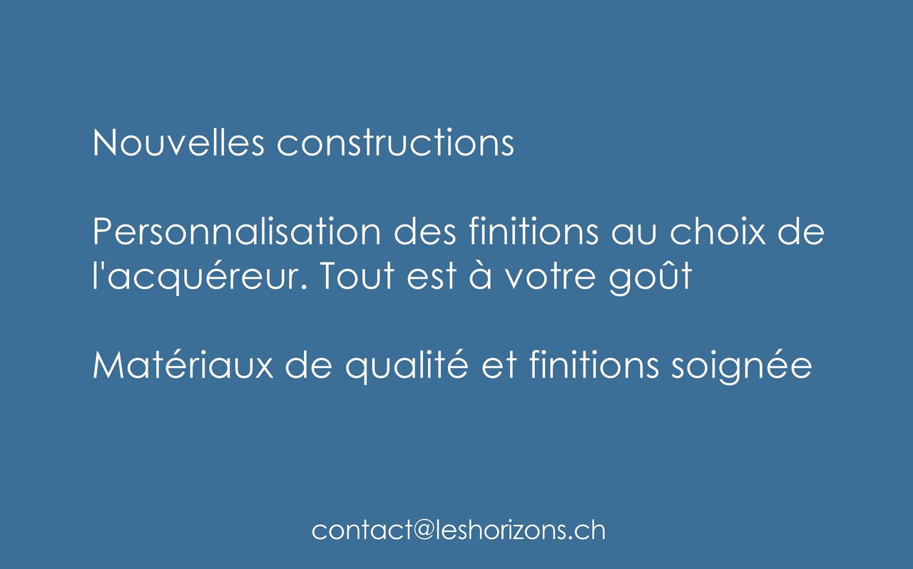 9 villas contemporaines à Treyvaux - nouvelles constructions - Bild 4