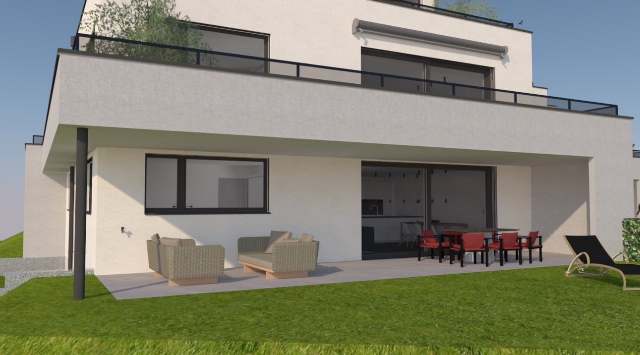 3.5 Zimmer EG-Wohnung mit 112m2 Landanteil/ 35m2 deckter Sitzplatz - Bild 2