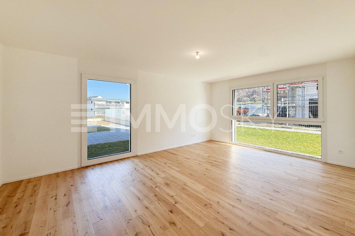 3.5 pièces neuf avec jardin d'environ 372 m2 - Lot B5-1 - Lumineuse chambre d'environ 22m2