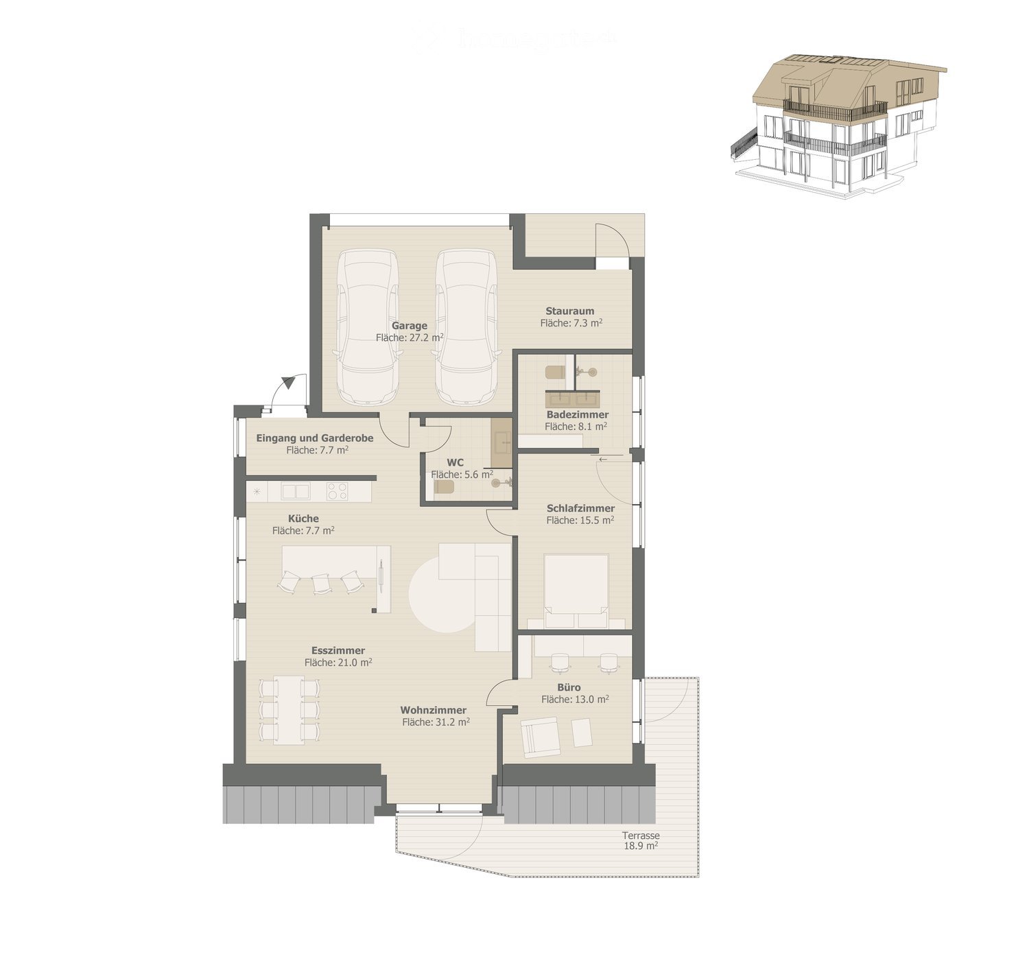 Jurapark Living: Wohnen mit Stil! Noch 2 Wohnungen verfügbar (EG / OG) -  Bild 6