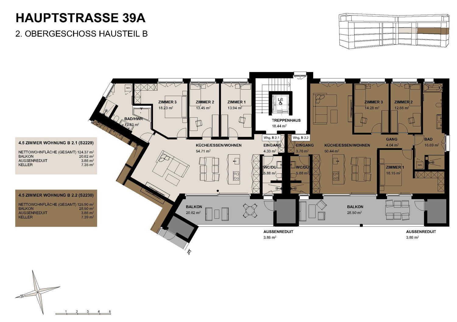 4.5 Zimmer Wohnung mit mehr Raum, mehr Licht, mehr Zuhause. - Bild 3
