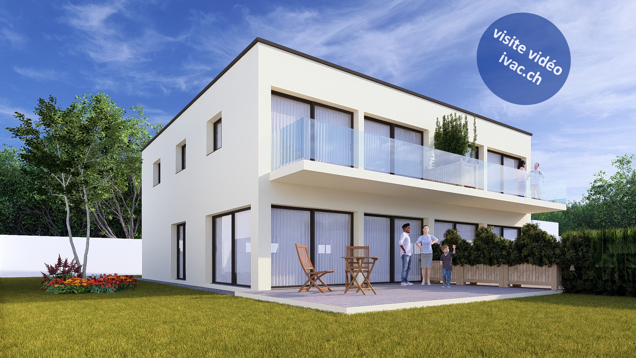 2 villas familiales neuves 5.5 pces à Cousset / FR - Bild 1