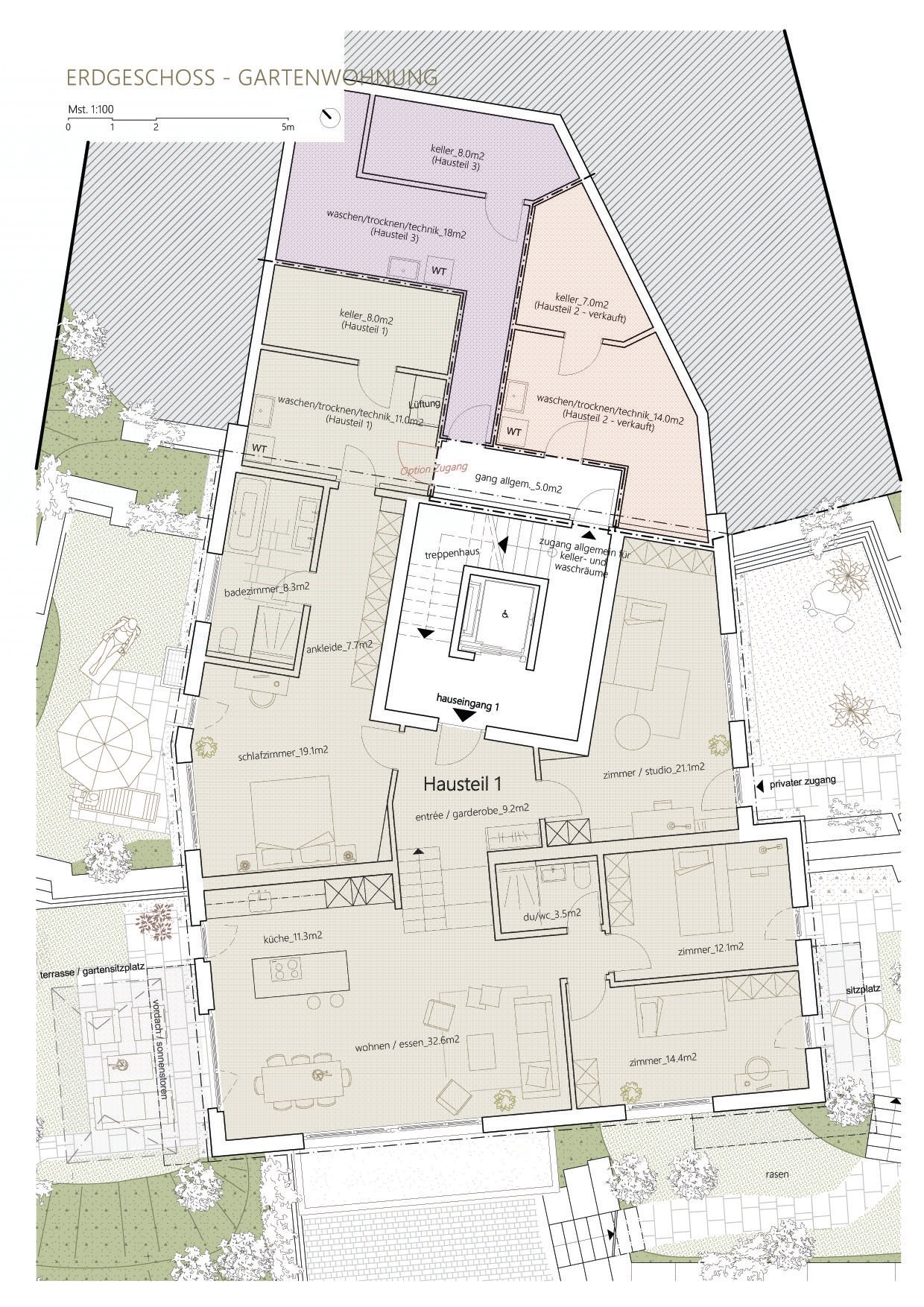 Moderne 5.5-Zimmer-Gartenwohnung an bester Lage -  Bild 7