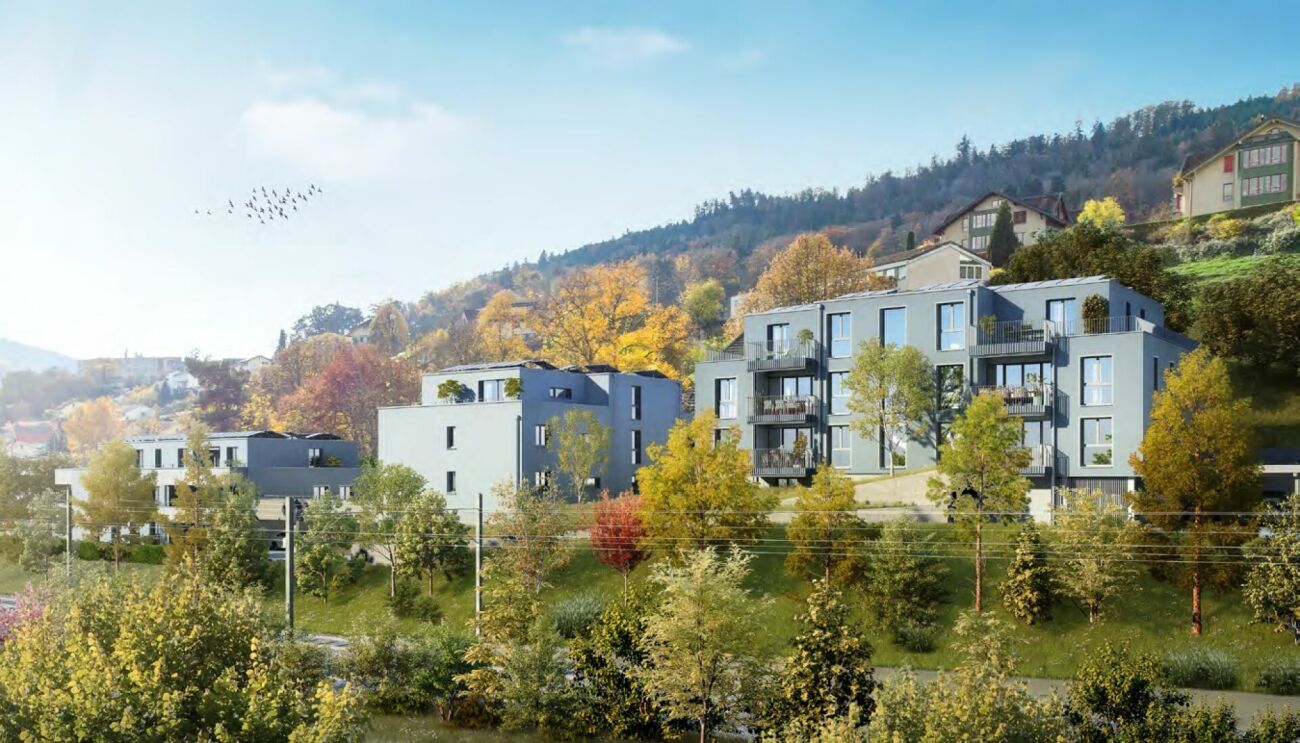 3,5 Zi. Attika-Wohnung Süd - Ansicht Gesamtüberbauung