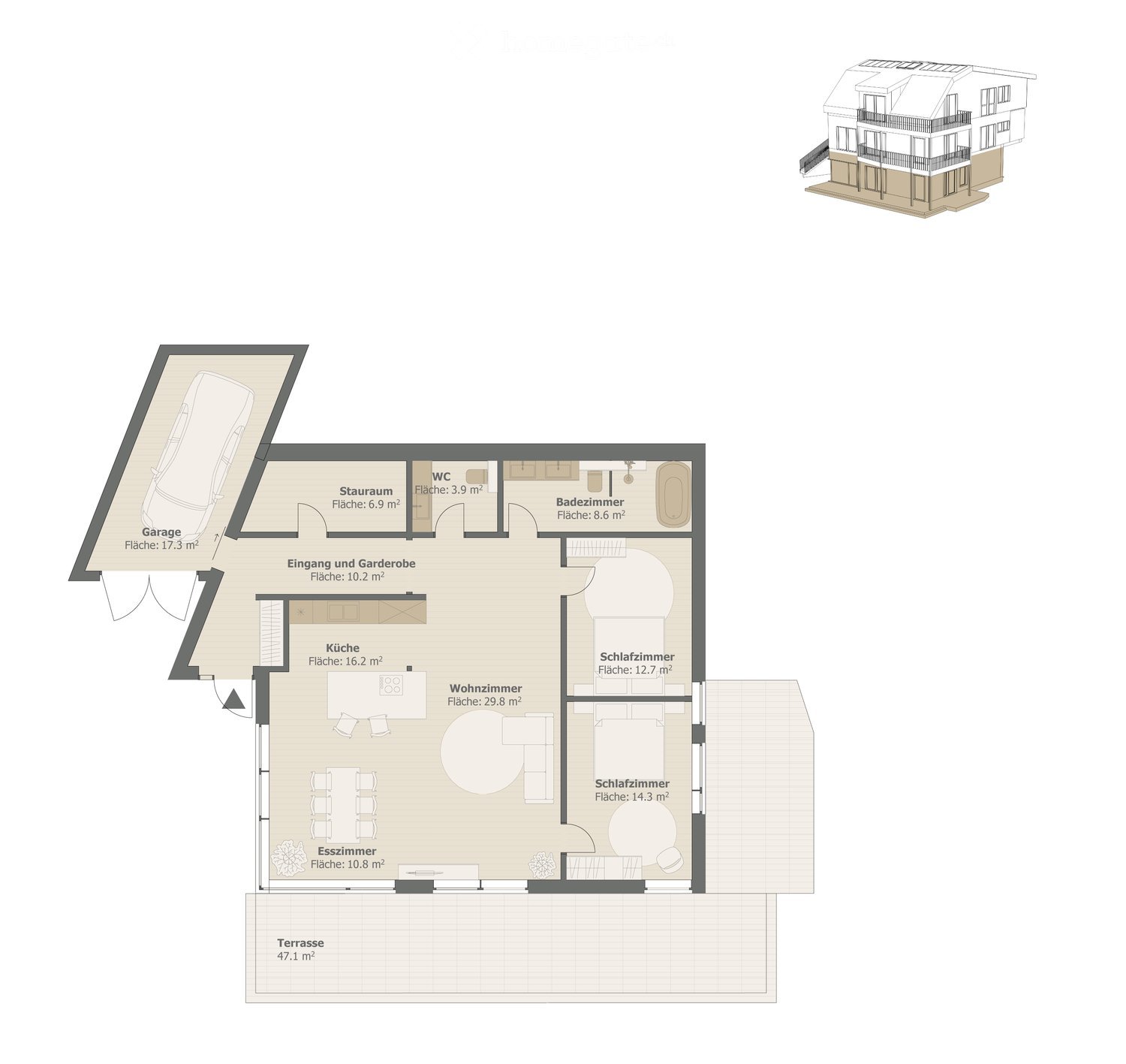 Jurapark Living: Wohnen mit Stil! Noch 2 Wohnungen verfügbar (EG / OG) -  Bild 4