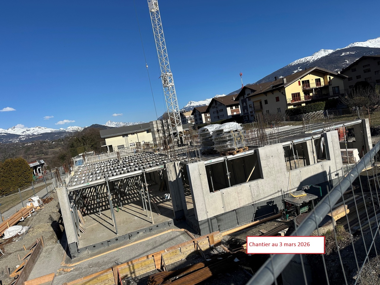 Nouvelle résidence "Lentine" - Chantier au 3 mars 2026