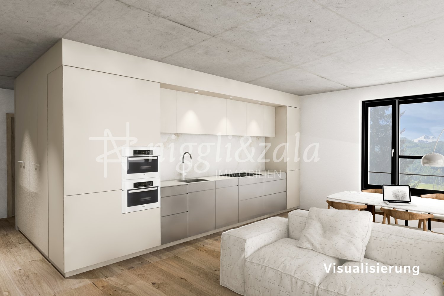 Neubauprojekt - geschmackvolle 4.5-Zimmerwohnung mit Loggia (Hauptwohnsitz) - Bild 1