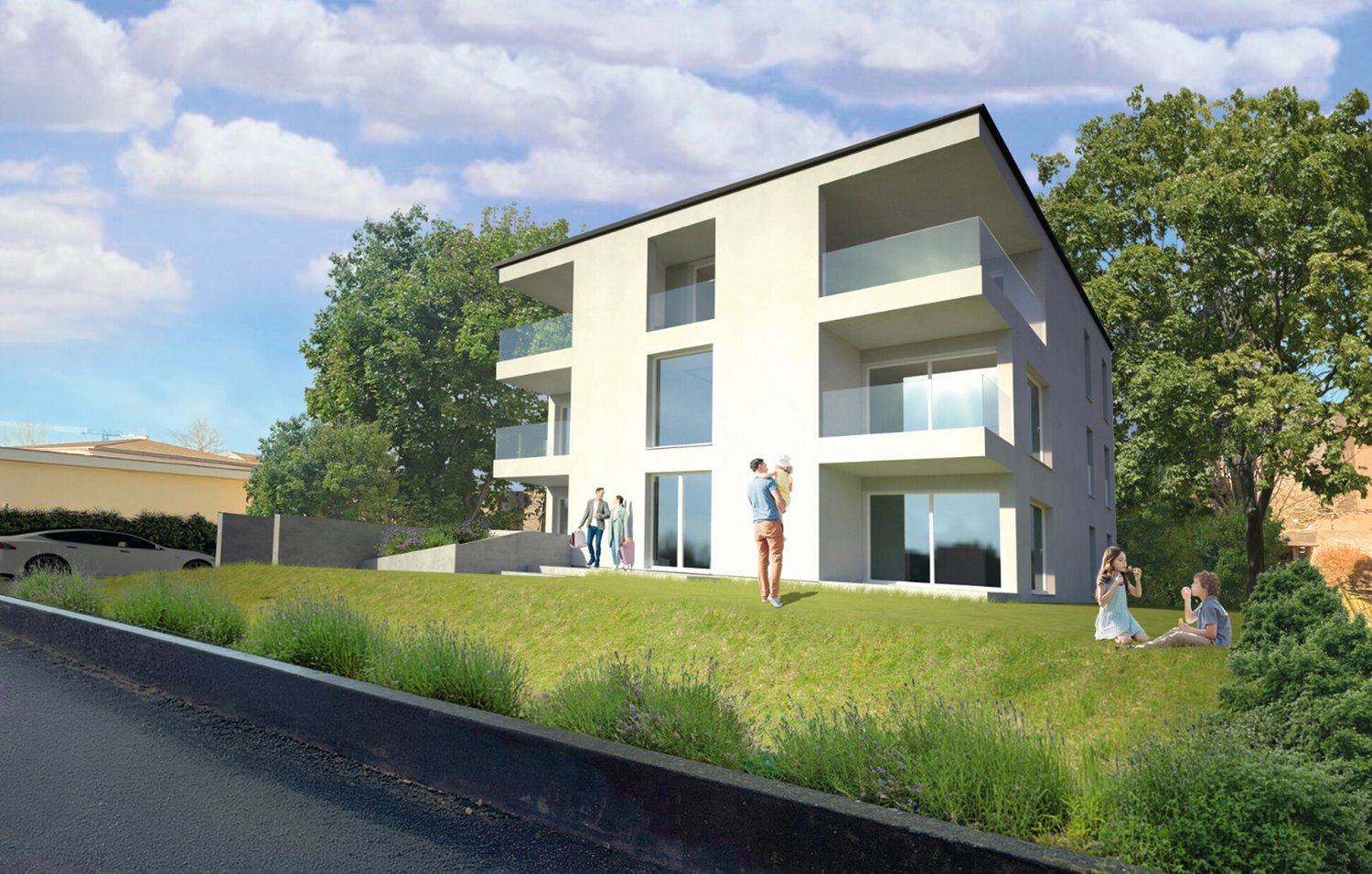 NUOVO E MODERNO 4.5 LOCALI CON AMPIO GIARDINO A LIGORNETTO -  Bild 1