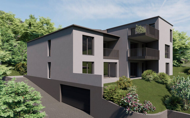 NUOVO ATTICO 3.5 CON AMPIA TERRAZZA NEL VERDE A LUMINO -  Bild 8