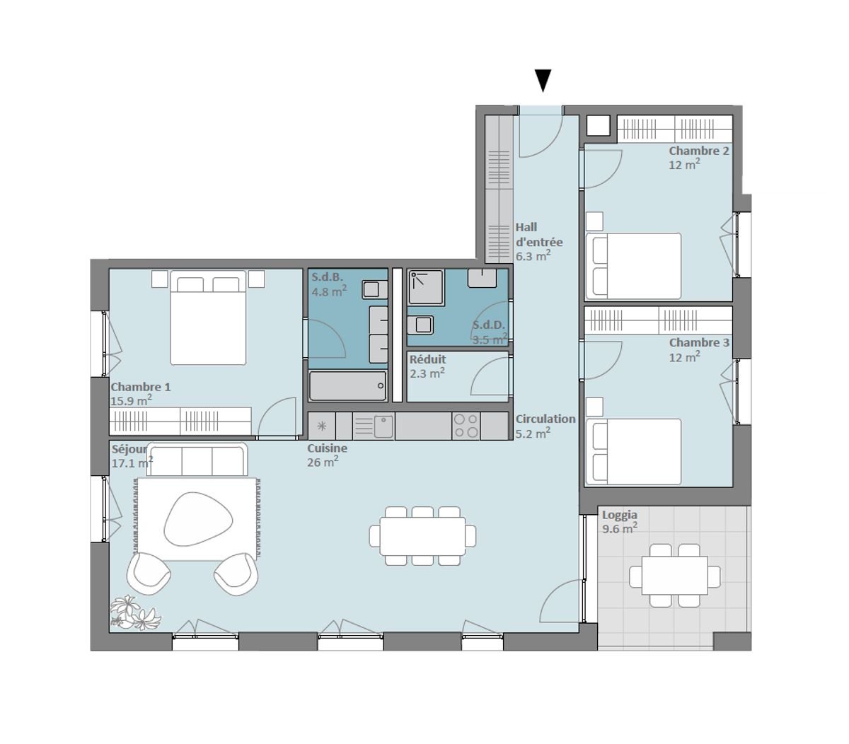 Nouvelle Promotion Prilly Buissonnière - 4,5 PIECES 1ER ETAGE - Bild 13