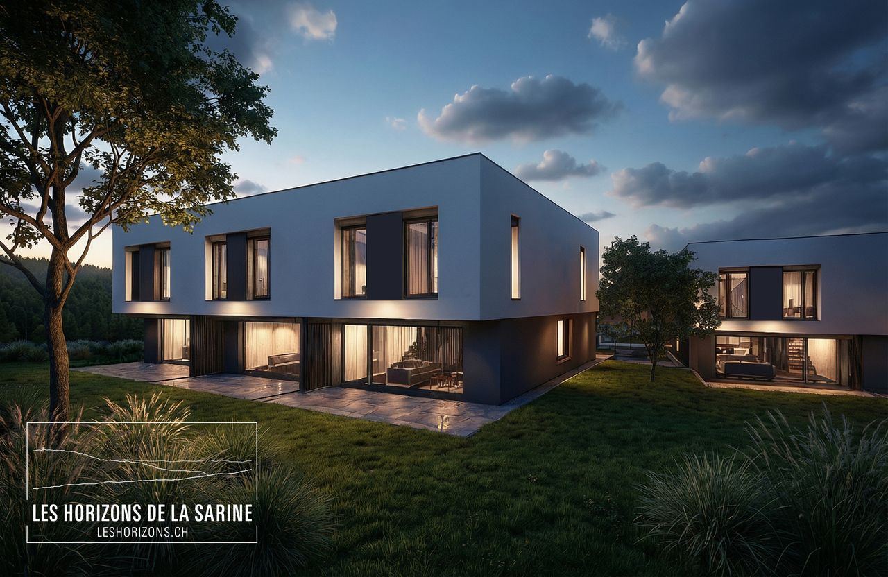 9 villas contemporaines à Treyvaux - nouvelles constructions - Bild 2