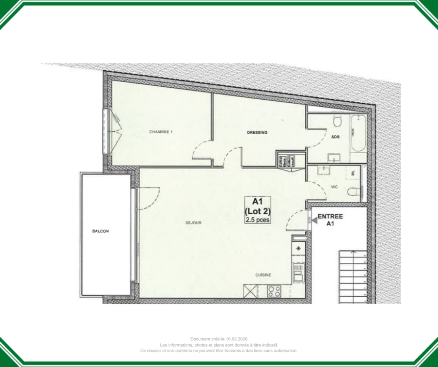 Spacieux 2.5 pièces de 81M2 avec balcon - Bild 6