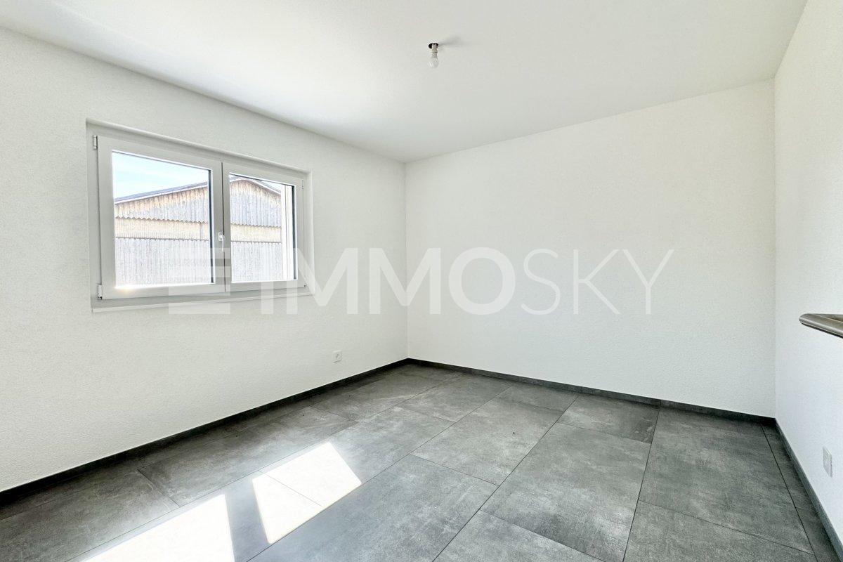 Appartement neuf avec jardin - Chambre lumineuse