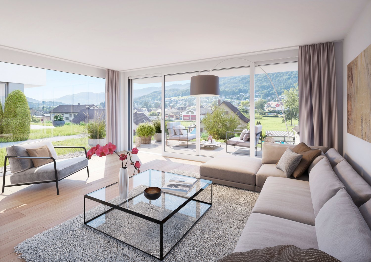 Modernes Neubau-5.5-Zimmer-Doppeleinfamilienhaus mit Weitsicht - Image 4