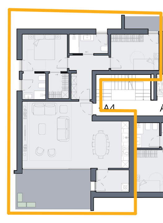 BELLINZONA - VENDESI NUOVO 3.5 LOCALI CON AMPIA TERRAZZA - Bild 7