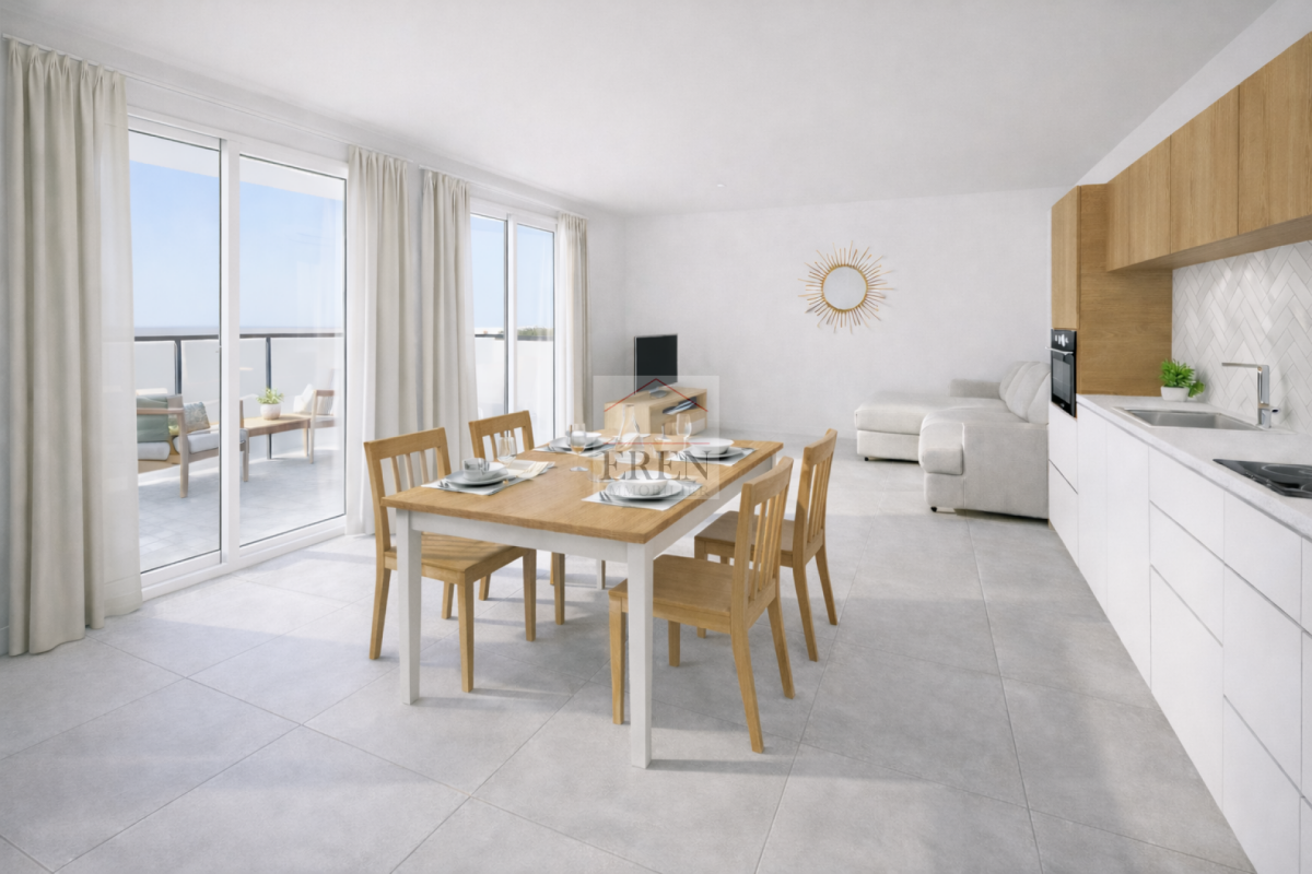 Appartement 2,5 pièces avec grande terrasse ouest de 42,50 m2 au 3ème étage - Appartement 2,5 pièces à vendre à Grône