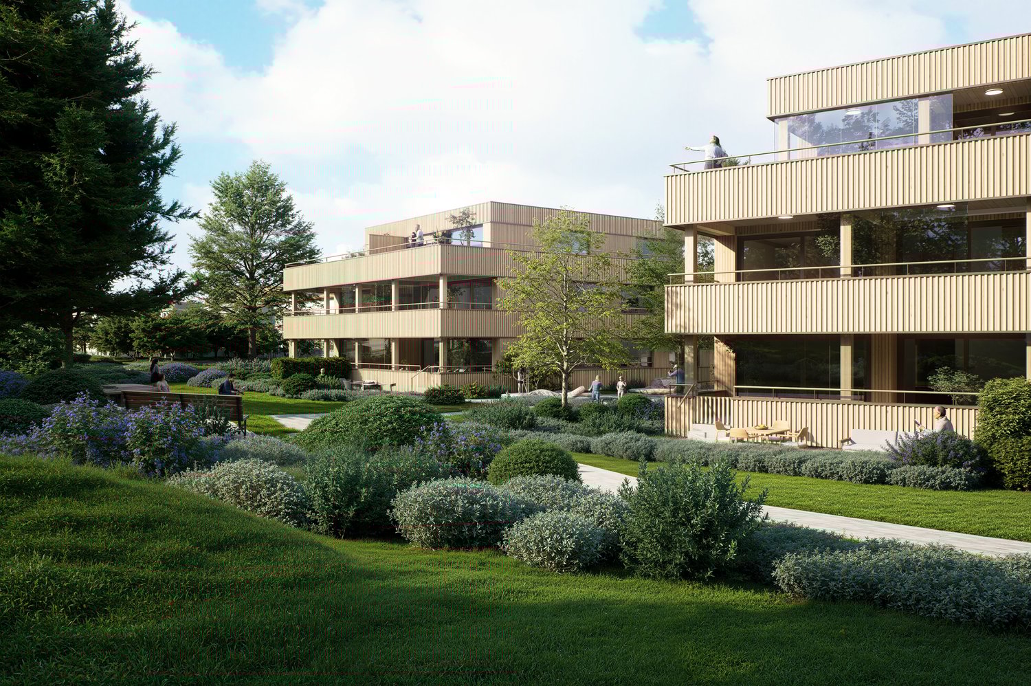 Wohnen im Park - Fünf luxuriöse Eigentumswohnungen in Goldach -  Bild 2