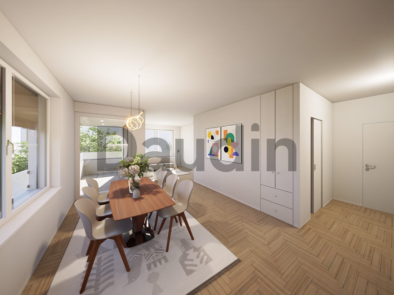 Appartement THPE sur plan de 3 pièces avec balcon - Bild 2