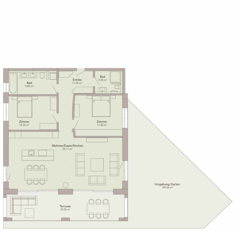 3.5-Zimmer-Wohnung EG ERSTWOHNSITZ -  Bild 6