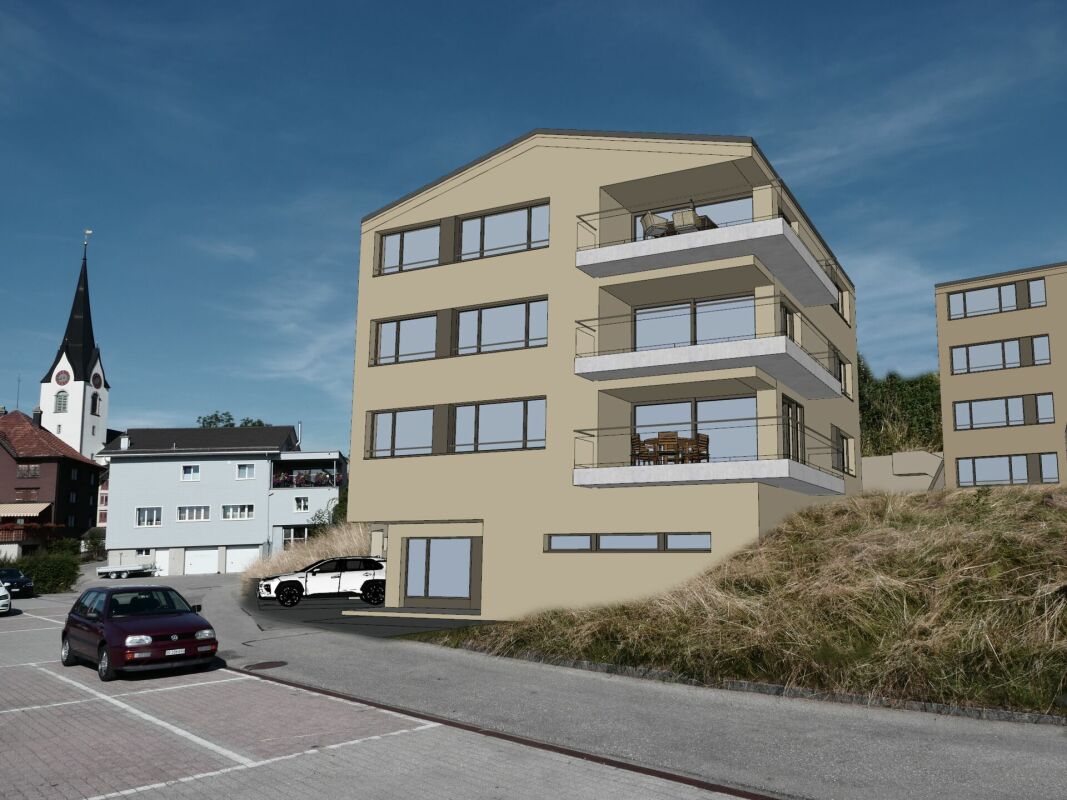 Wg. C 4.1 Dachwohnung mit traumhafter Aussicht! -  Bild 1