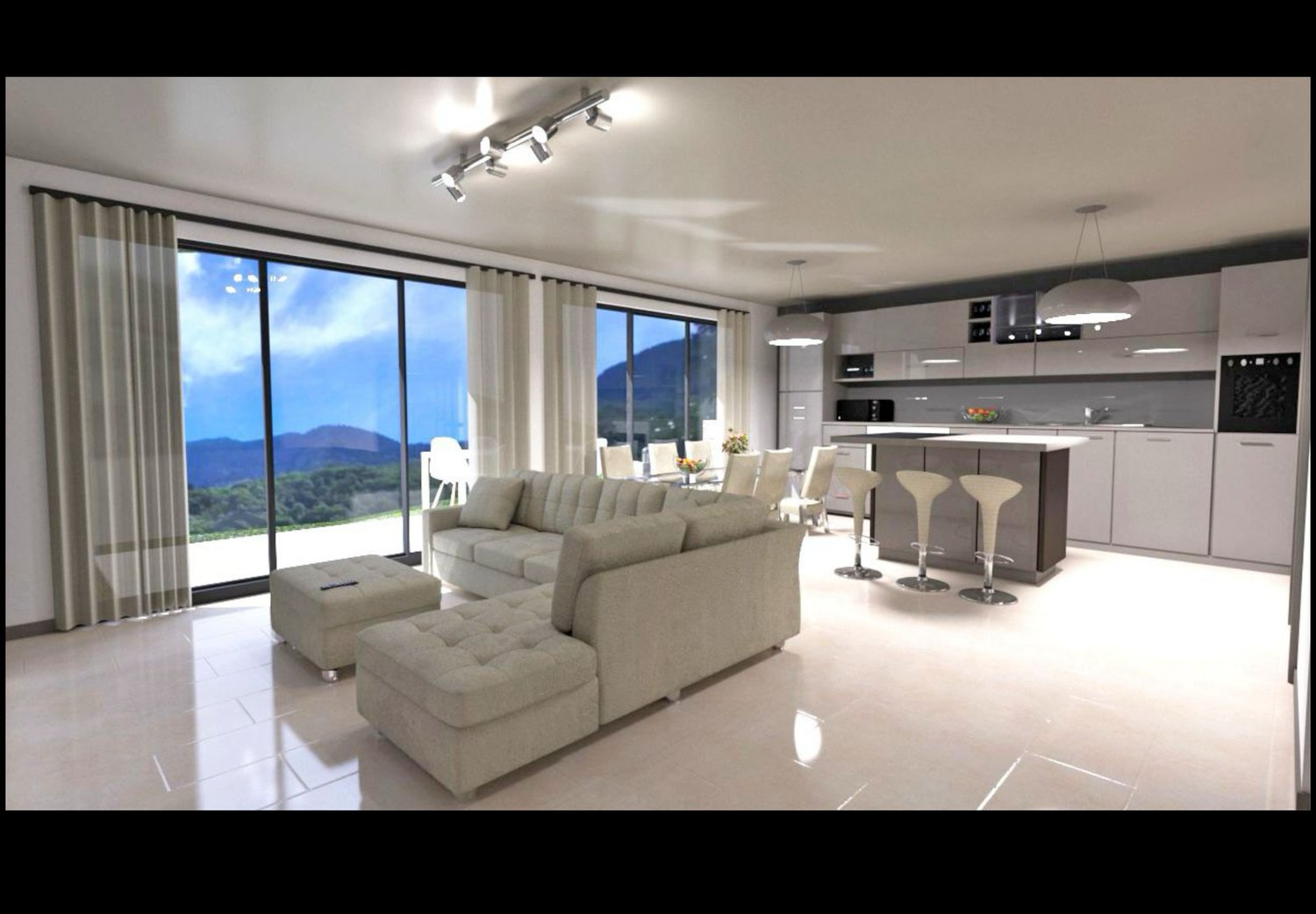 MODERNA VILLA 4.5 LOCALI DI NUOVA EDIFICAZIONE A CLARO -  Bild 1