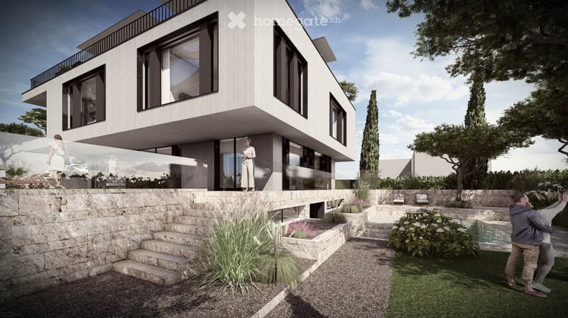 "PHOENIX" - Exklusive Garten-Maisonettewohnung mit parkähnlichem Privatgarten in Oberwil BL - Bild 1