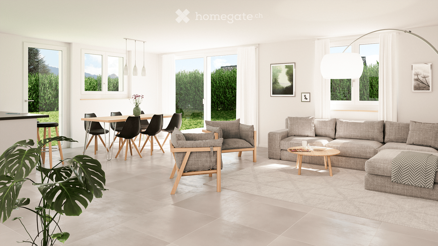 3 villas mitoyennes de 5.5 pièces à vendre à Marsens -  Bild 5