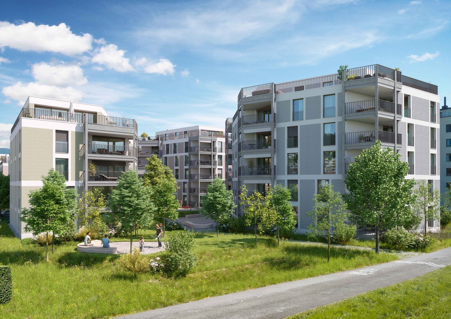 "Niderwis" Untersiggenthal - Mis Dihei - Aussenvisualisierung