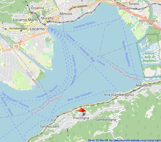 Piazzogna  Appartamento con bel giardino di nuova costruzione - lageplan