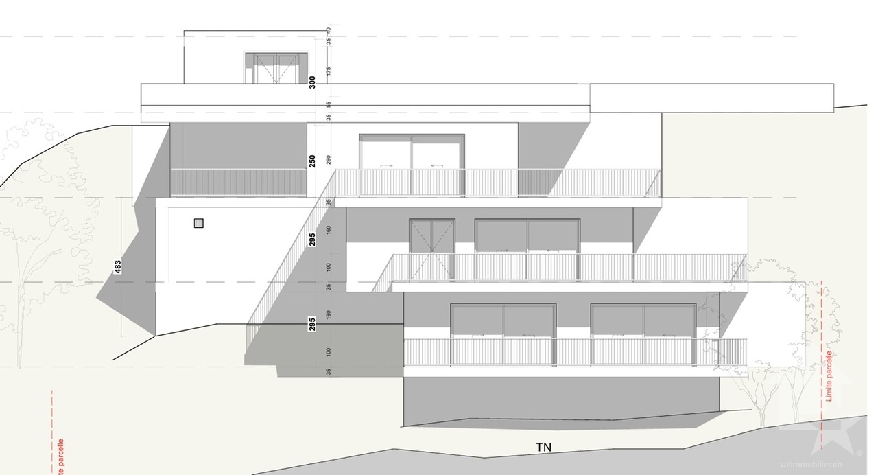 Immeuble de trois appartements avec autorisation de construire -  Bild 1