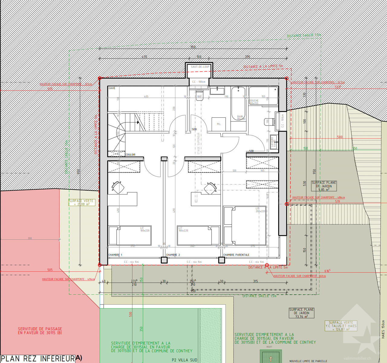 Villa d'architecte 4.5 pièces à construire sur les hauts de Conthey - Bild 9