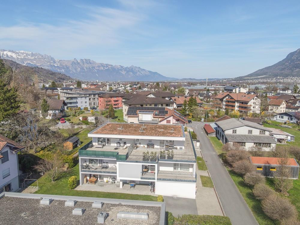 attraktives Immobilienpaket - zwei MFHs an zentraler Lage - Drohnenaufnahme Gärtli 31a