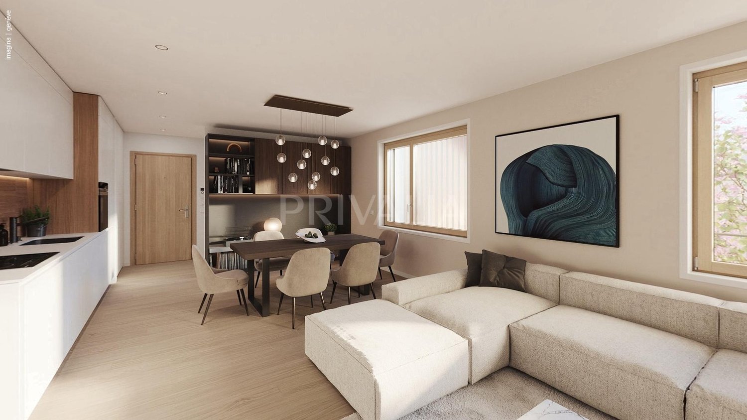 Projet neuf - Appartement de 5 pièces au rez-de-chaussée - Bild 3