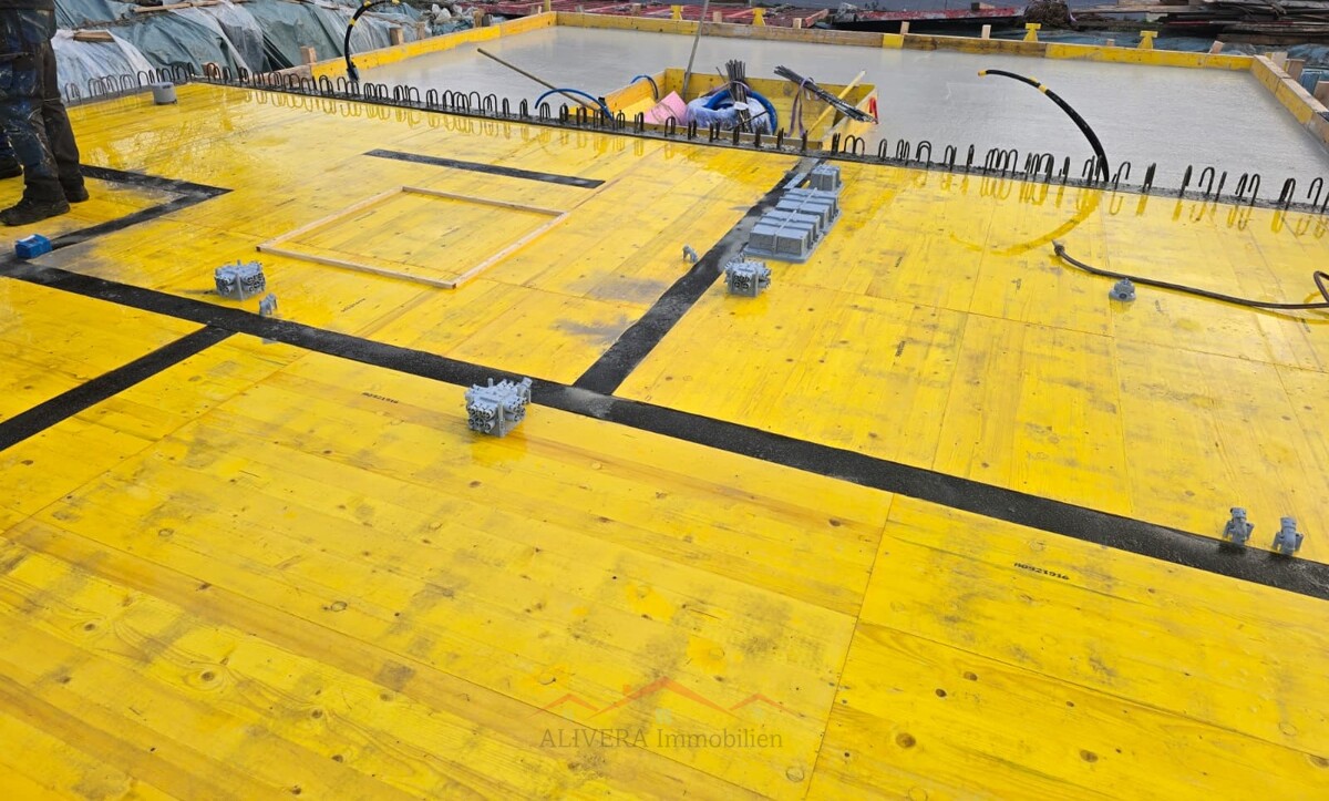 Doppeleinfamilienhäuser in 4254 Kleinlützel, Haus 2 - UG DEcke Schallung