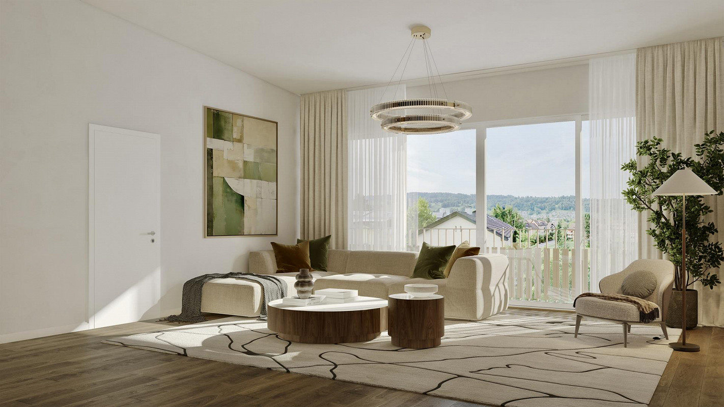 Moderne 4.5-Zimmer-Neubau-Wohnung mit Minergie-Standard in Malters - Bild 3