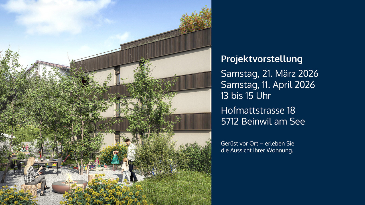 4½-Zimmer-Wohntraum mit Seesicht - Loggia und Balkon inklusive -  Bild 1