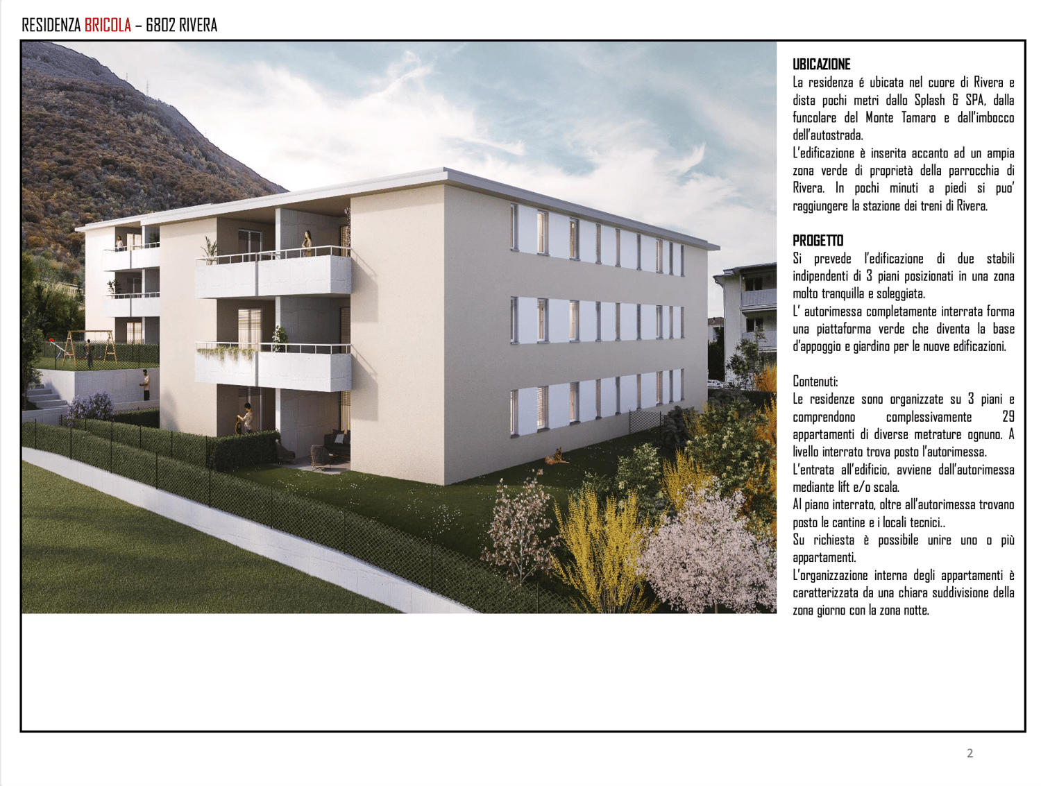 Moderno e luminoso appartamento 3 locali di nuova costruzione a Rivera - Image 4