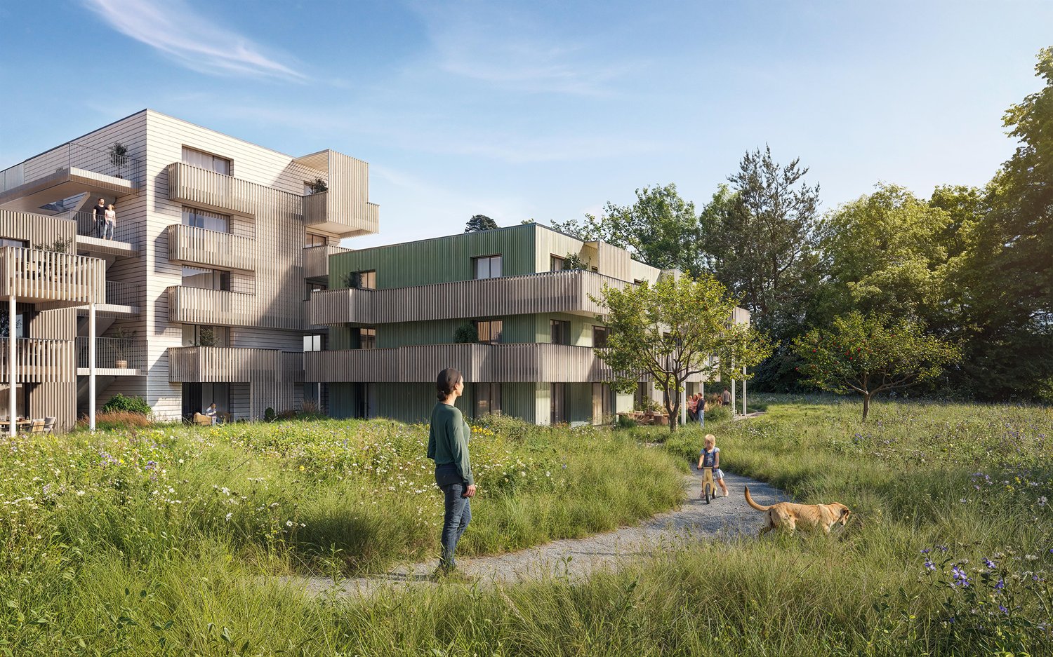 Einzigartige Wohnqualität im Grünen mit direktem Stadtanschluss -  Bild 3