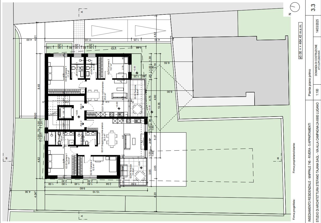 MODERNO 3.5 DI NUOVA EDIFICAZIONE CON TERRAZZA A RIVERA -  Bild 8