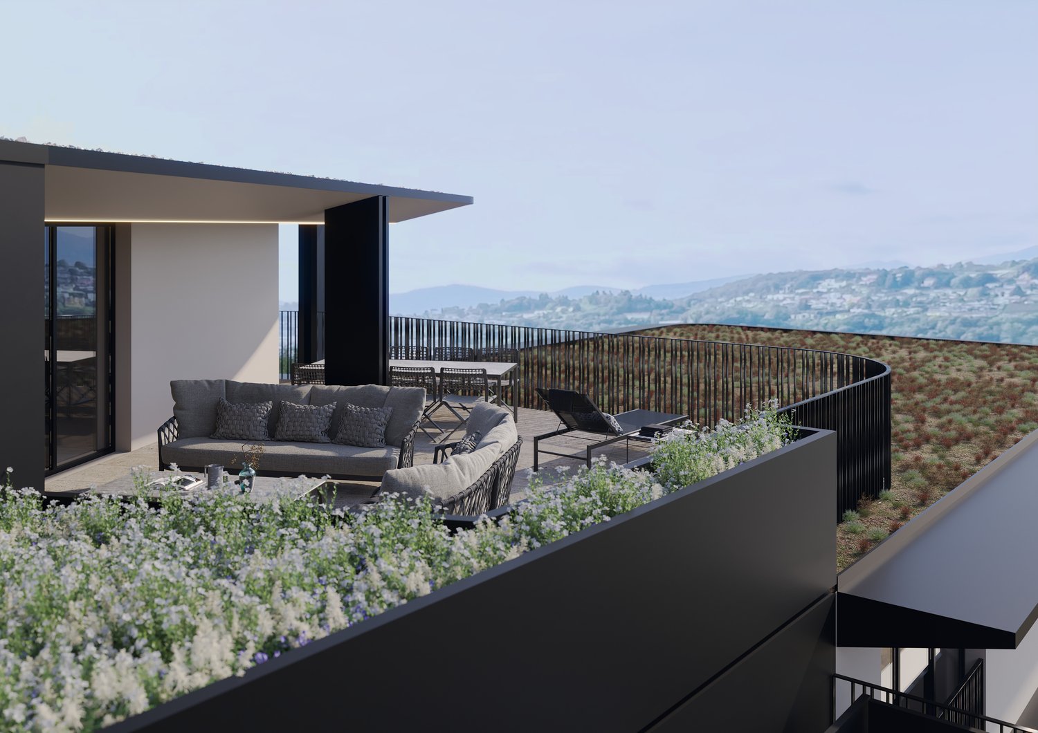 Attico 5.5 Locali – Penthouse Esclusivo con Terrazzo Panoramico | Residenza Oasis, Pregassona -  Bild 9