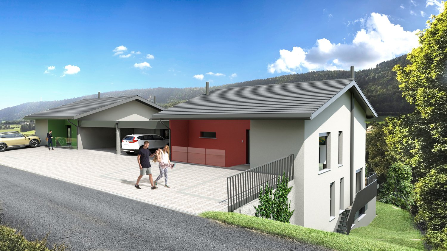 Villa en duplex avec terrasse de 73 m² à Vallorbe -  Bild 3