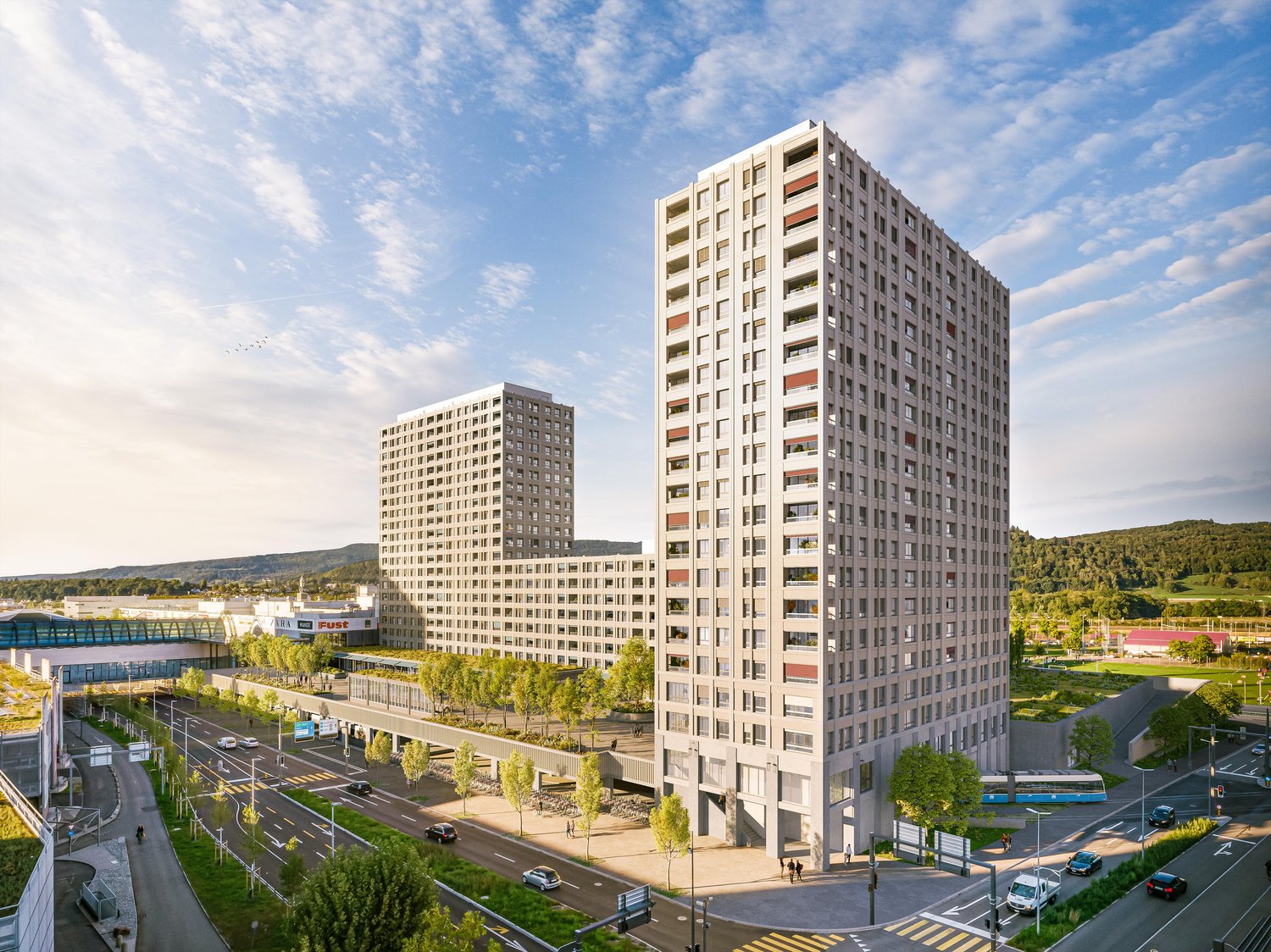 Tivoli Garten in Spreitenbach - Viel mehr als gewohnt - Aussenvisualisierung