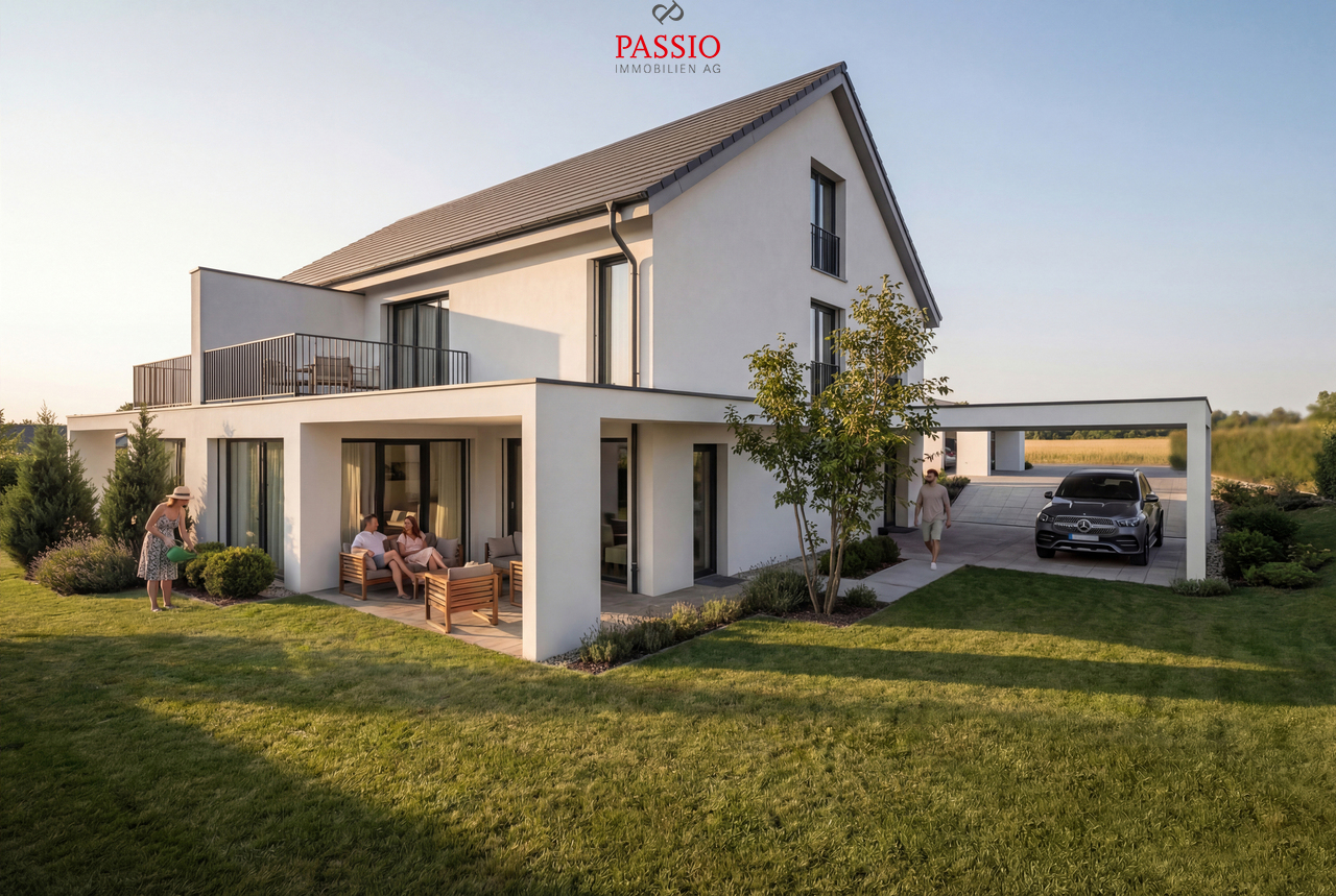 Neubau mit Mitgestaltungsmöglichkeit: Modernes 6.5-Zimmer Doppelhaus -  Bild 1